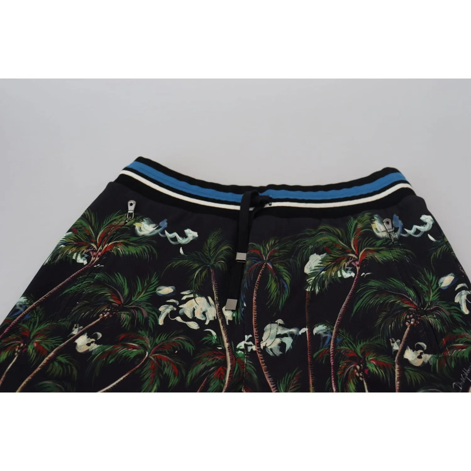 Dolce & Gabbana Volcano Print Casual Knee-Length Shorts