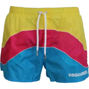 Dsquared² Exclusive Multicolor Swim Shorts Boxer