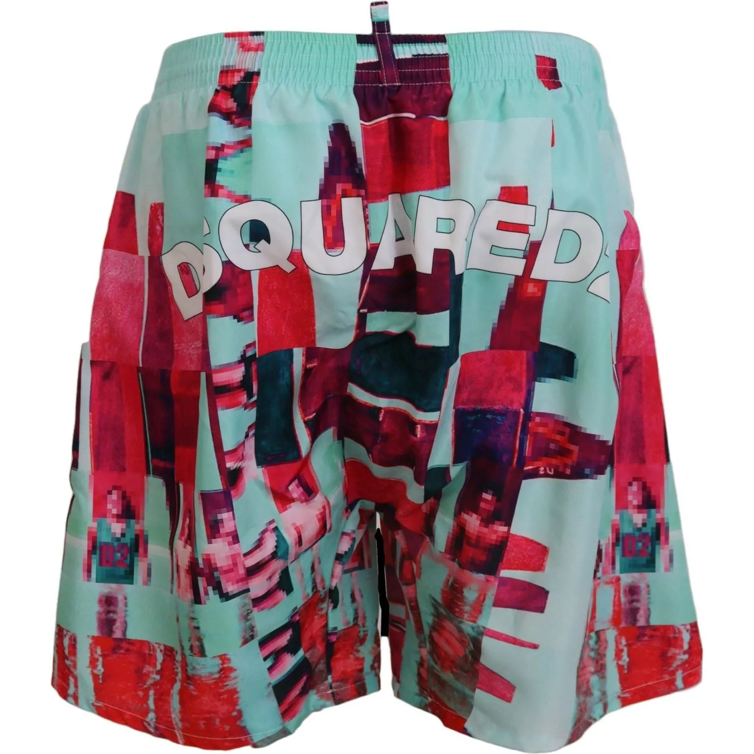 Dsquared² Multicolor Printed Swim Shorts Boxer