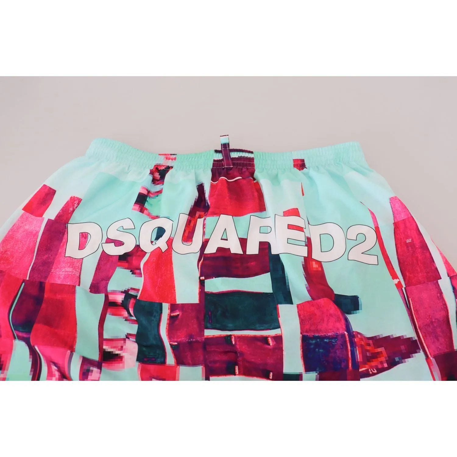 Dsquared² Multicolor Printed Swim Shorts Boxer