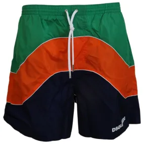 Dsquared² Multicolor Printed Swimshorts Boxer