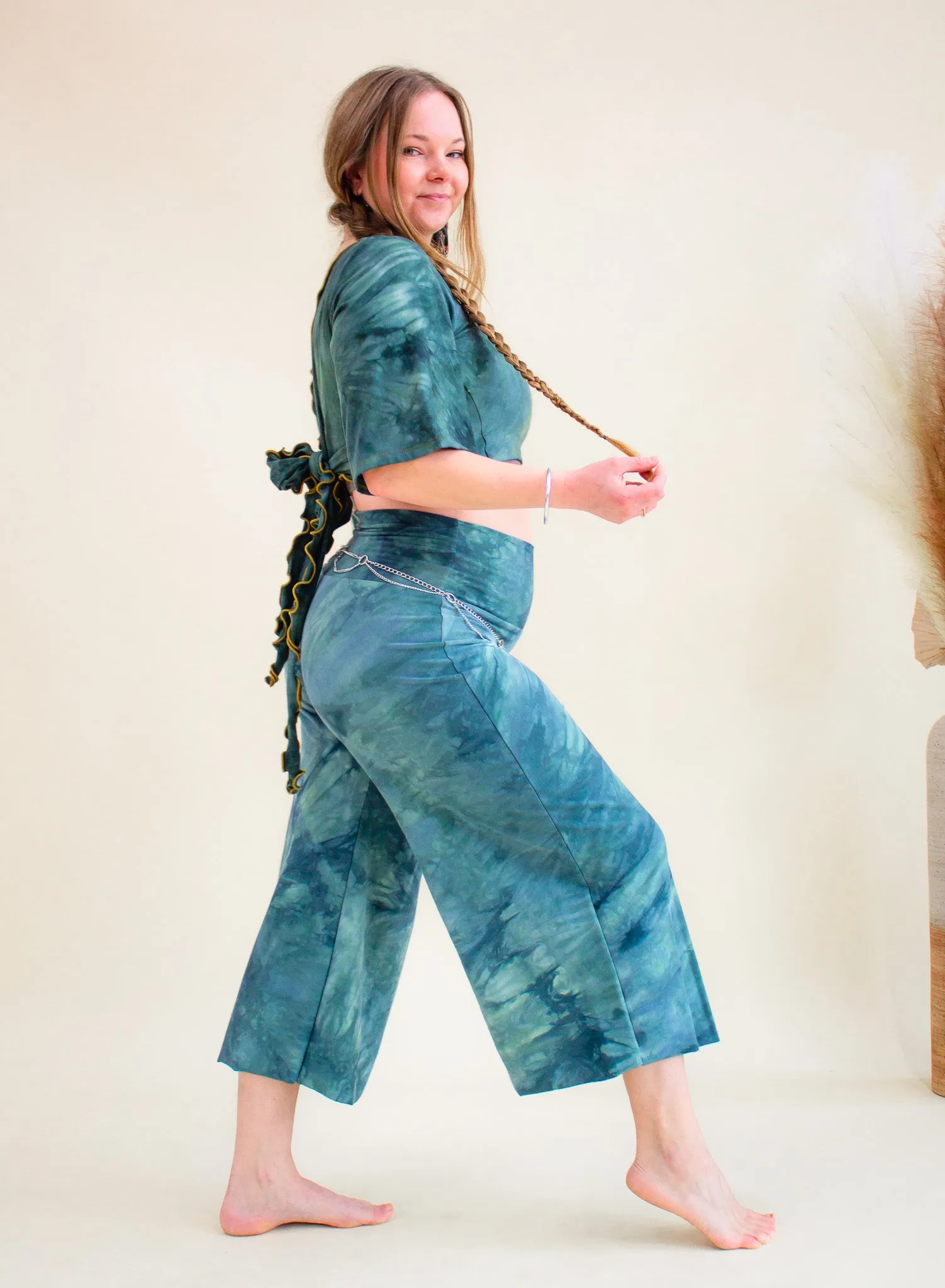 'Dusty Teal' Caballera Gauchos