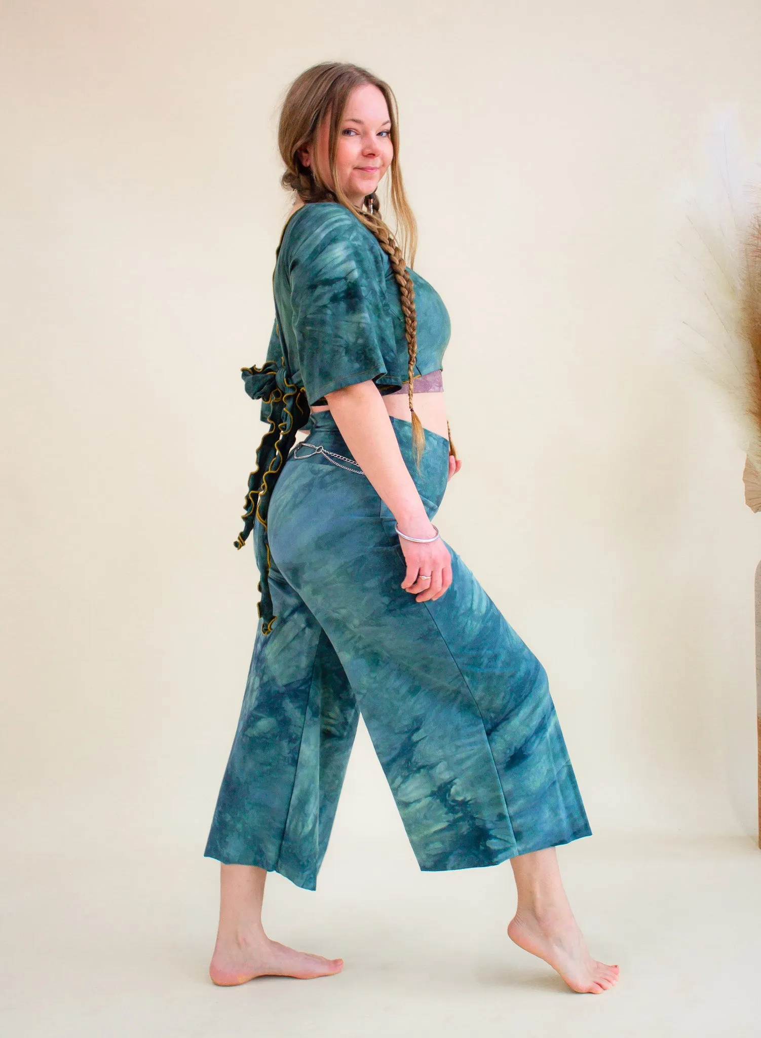 'Dusty Teal' Caballera Gauchos