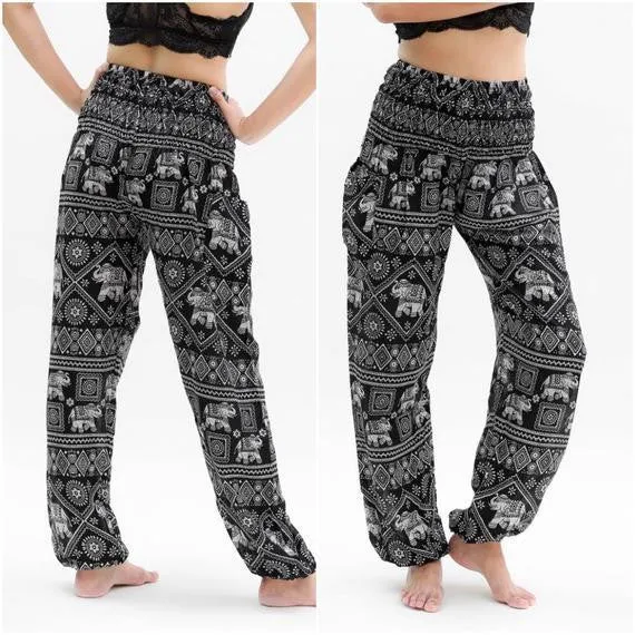 ELEPHANT Pants Women Boho Pants Hippie Pants Yoga