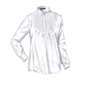 Embroidered Bib Front Tunic