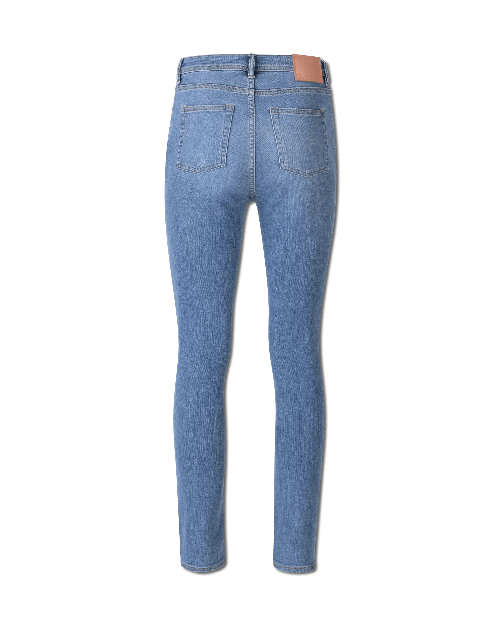 Five-Pocket Mid-Rise Skinny Jeans