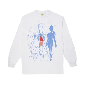 Frog Phenomena L/S T Shirt White