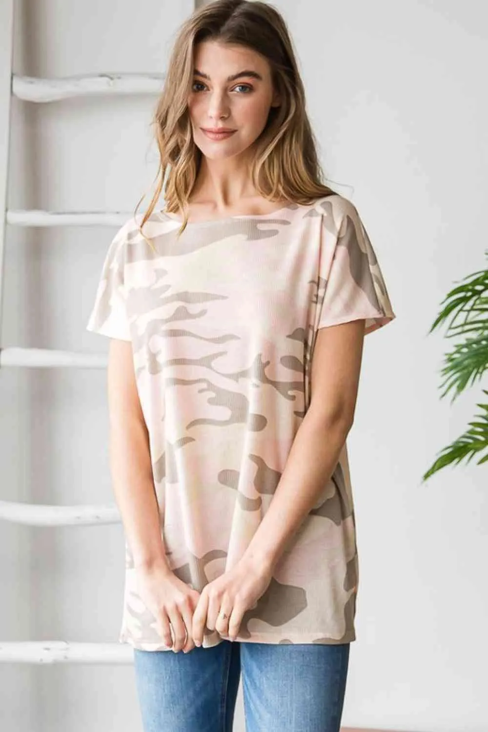 Full Size Camouflage Tunic T-Shirt