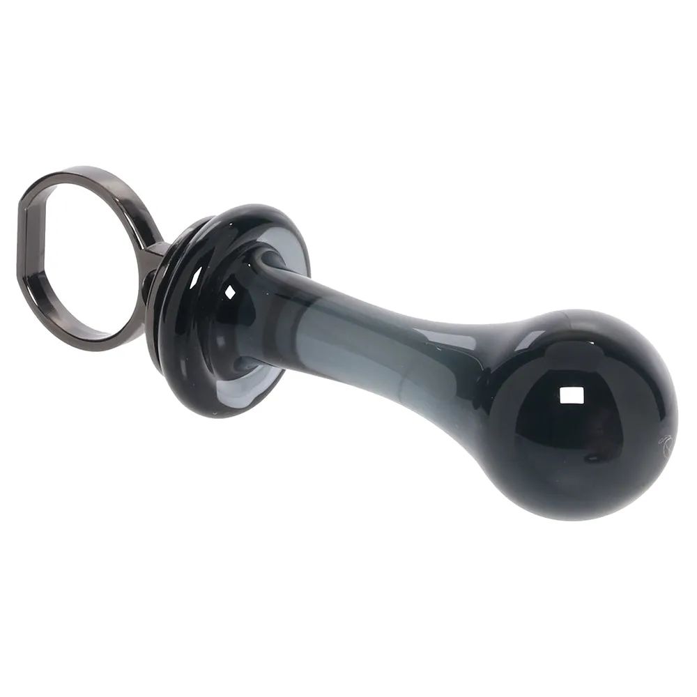 Gender X Blow Pop Glass Plug in Black