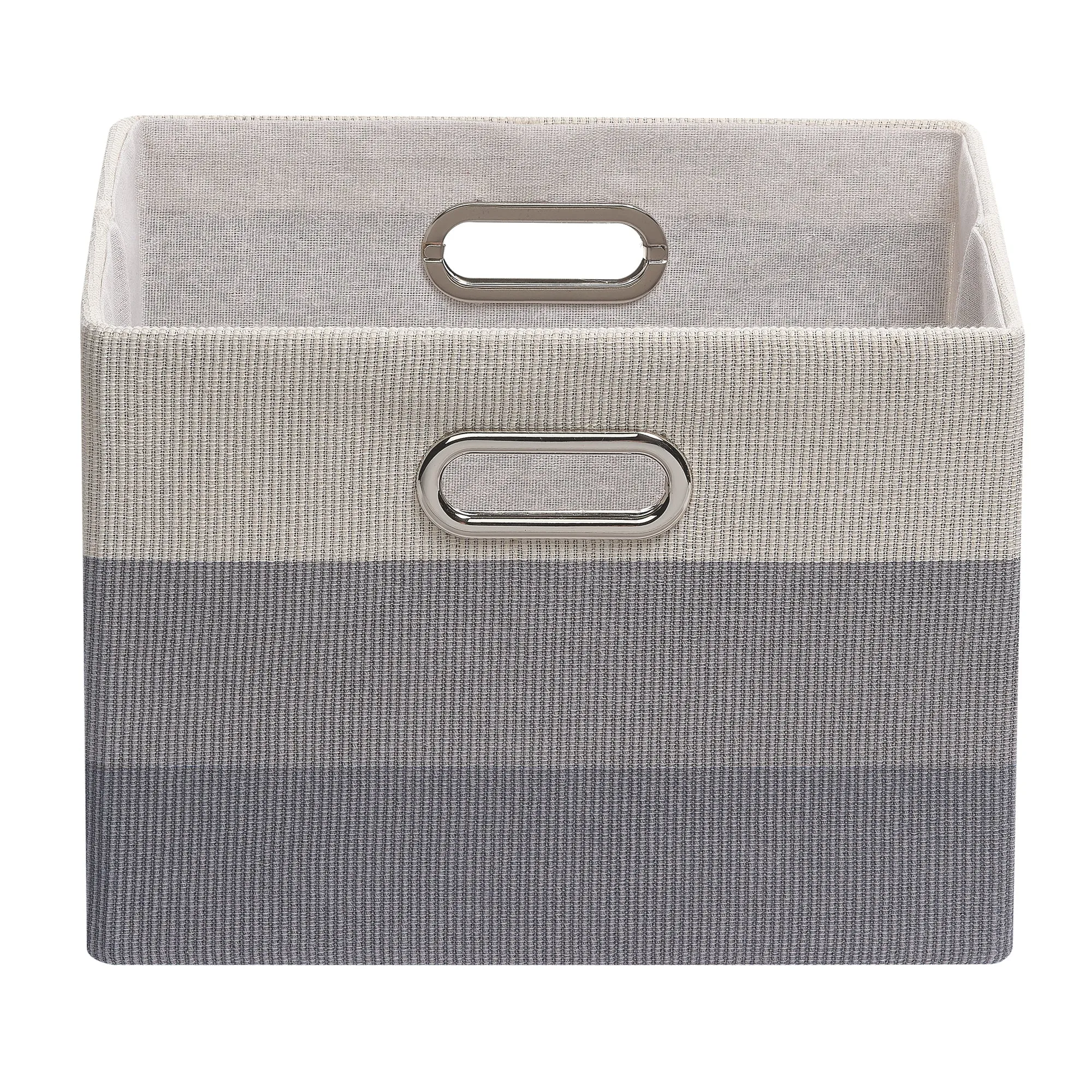 Gray Ombre Collapsible Storage Basket