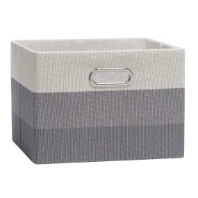 Gray Ombre Collapsible Storage Basket