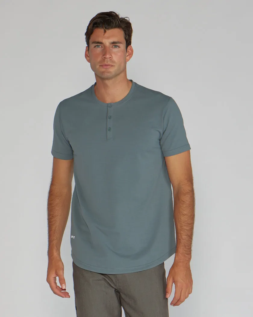 Henley Drop-Cut: LUX (Size L)