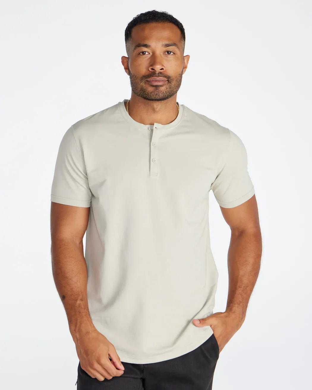 Henley Drop-Cut: LUX (Size L)