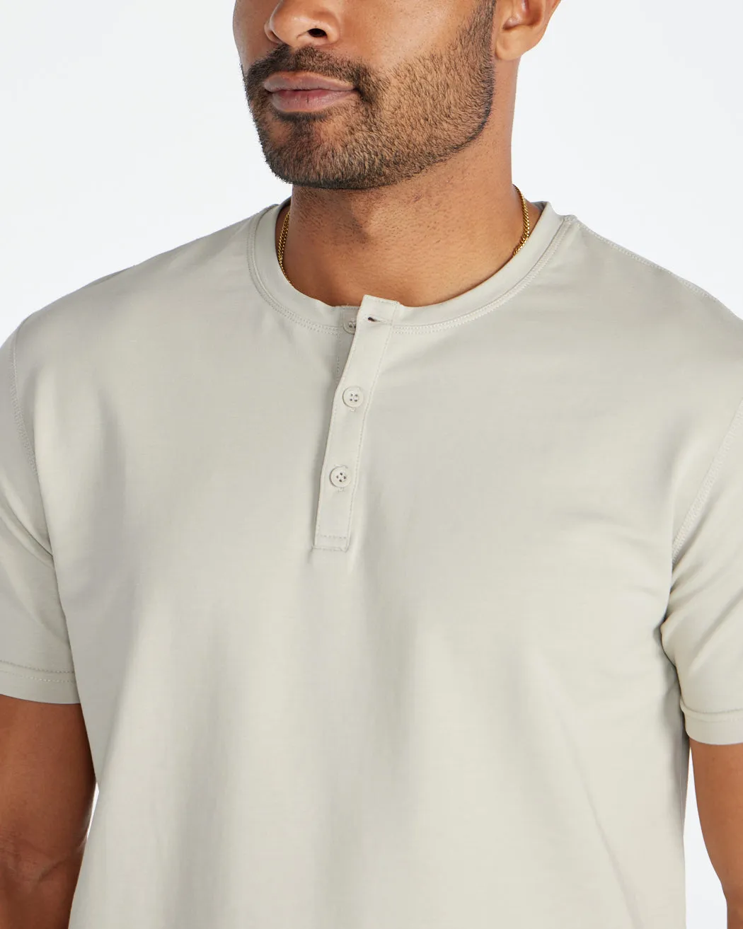 Henley Drop-Cut: LUX (Size L)