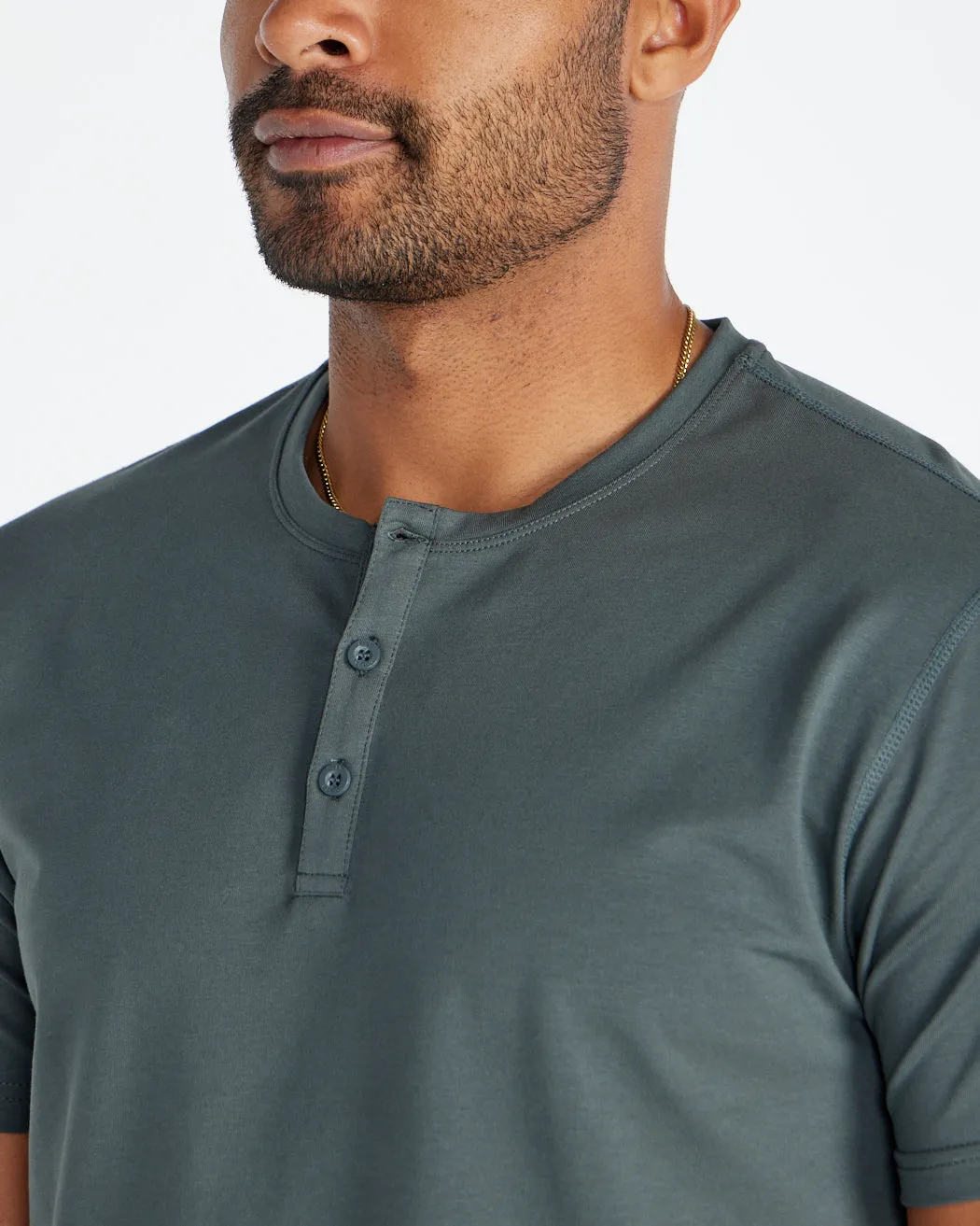 Henley Drop-Cut: LUX (Size L)