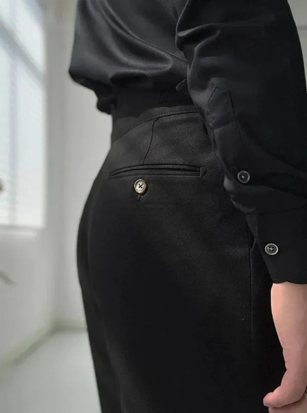 High waist gentleman trousers