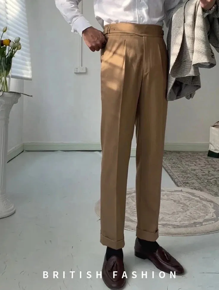 High waist gentleman trousers