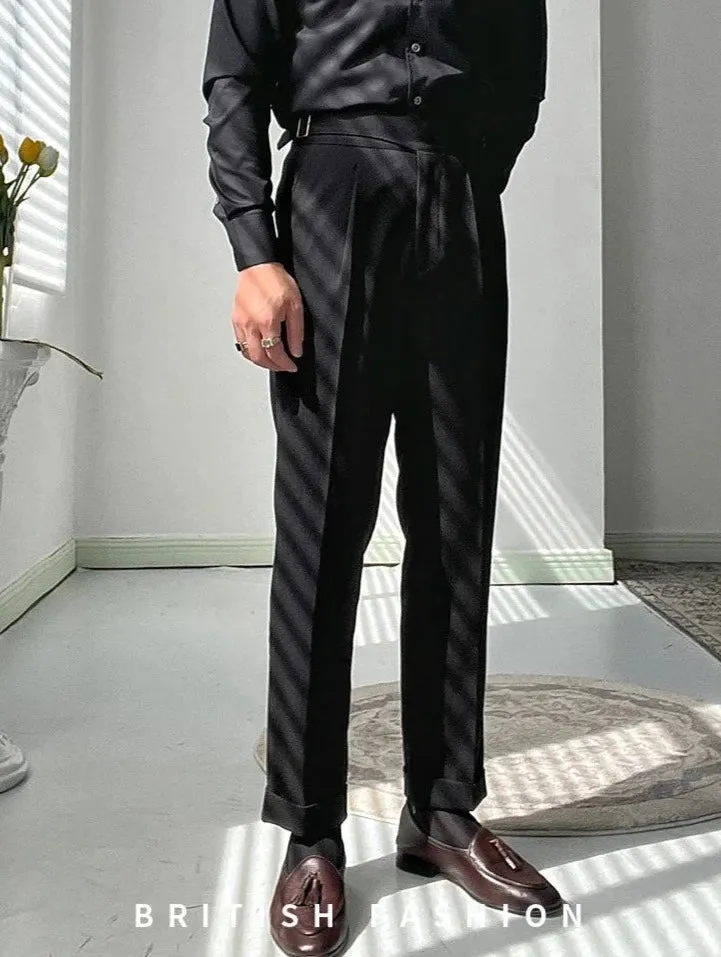 High waist gentleman trousers