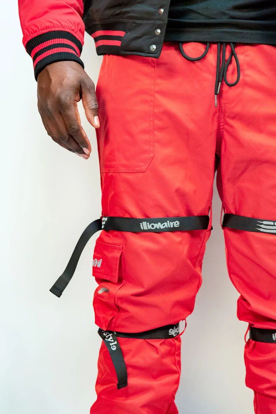 iLLionaire Society Reflective Strap Utility Pants