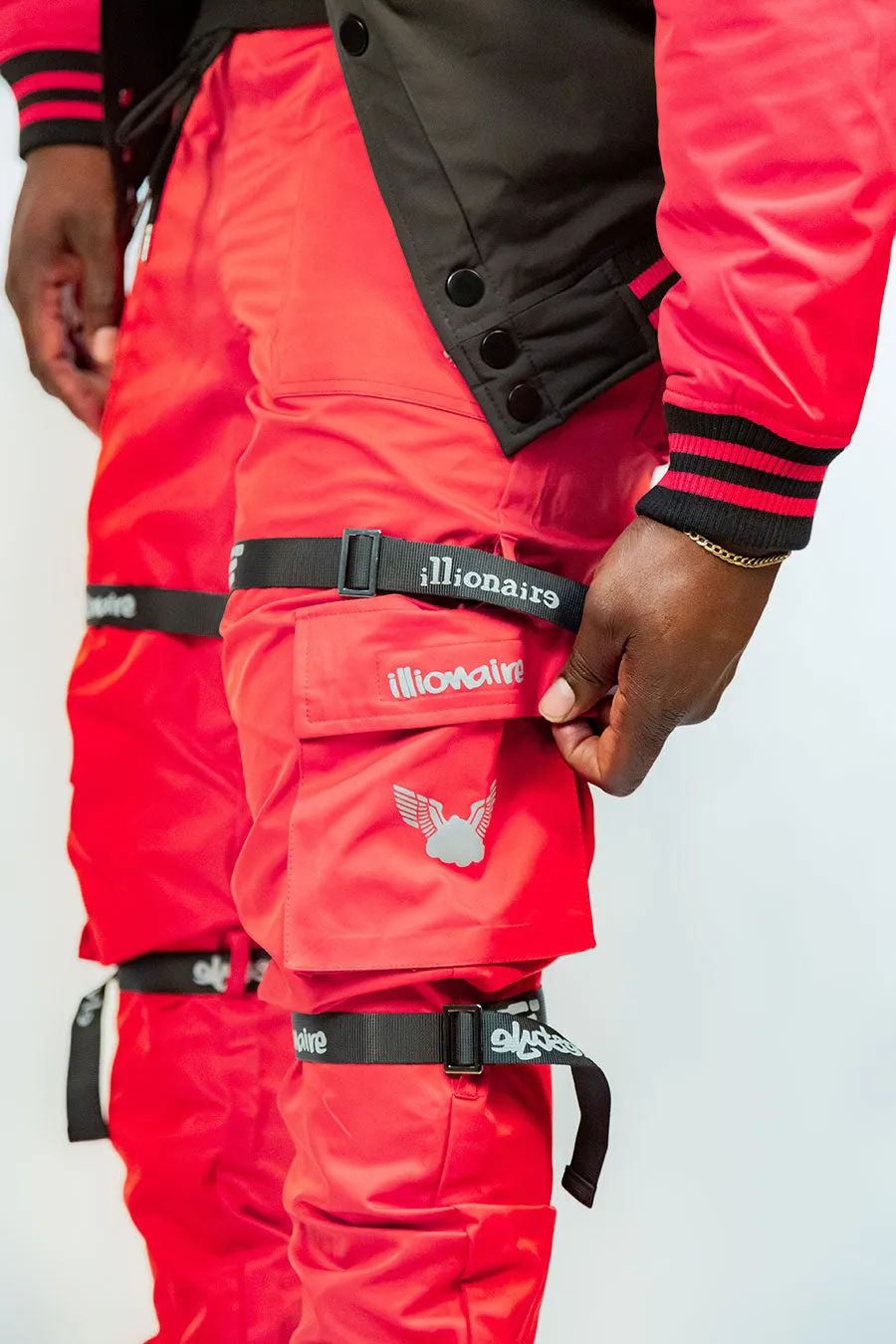 iLLionaire Society Reflective Strap Utility Pants