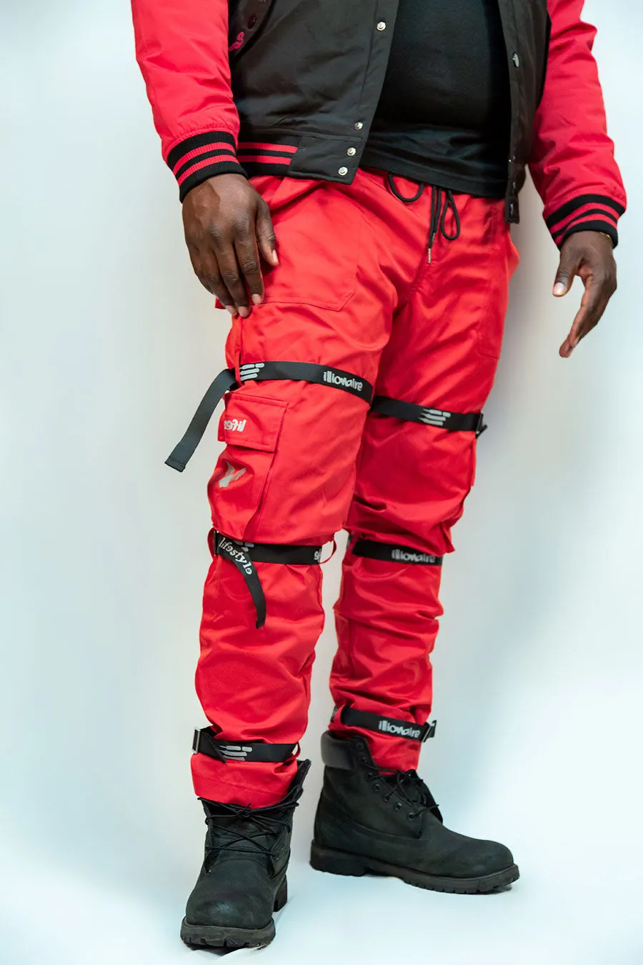 iLLionaire Society Reflective Strap Utility Pants