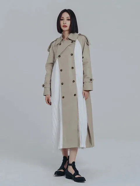 Inspectah Pleated Trench Coat