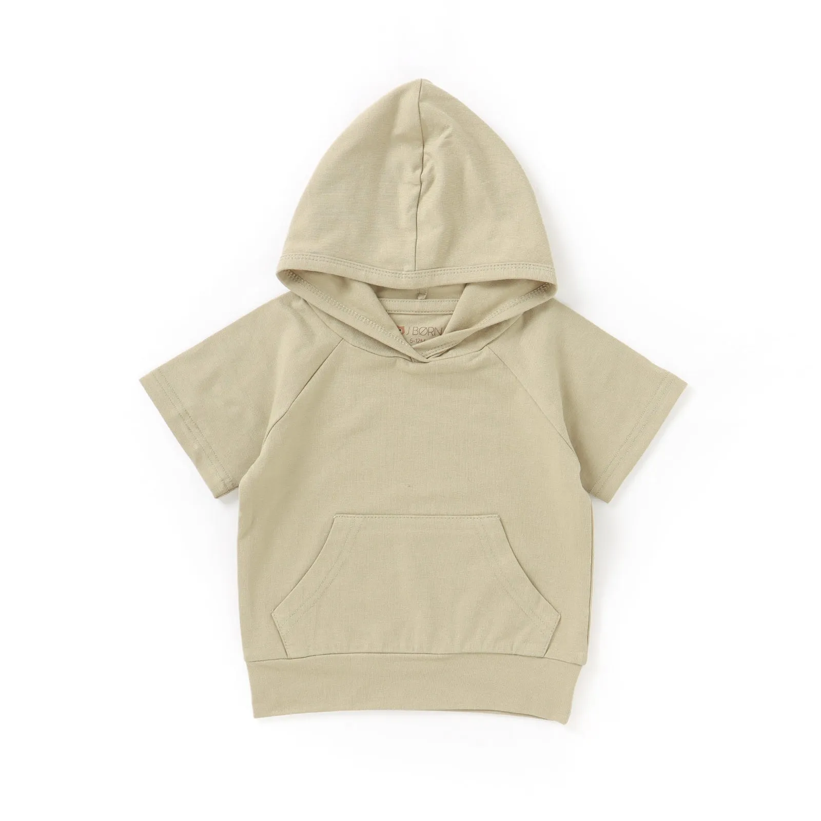 JBØRN Organic Cotton Short Sleeve Hooded Top