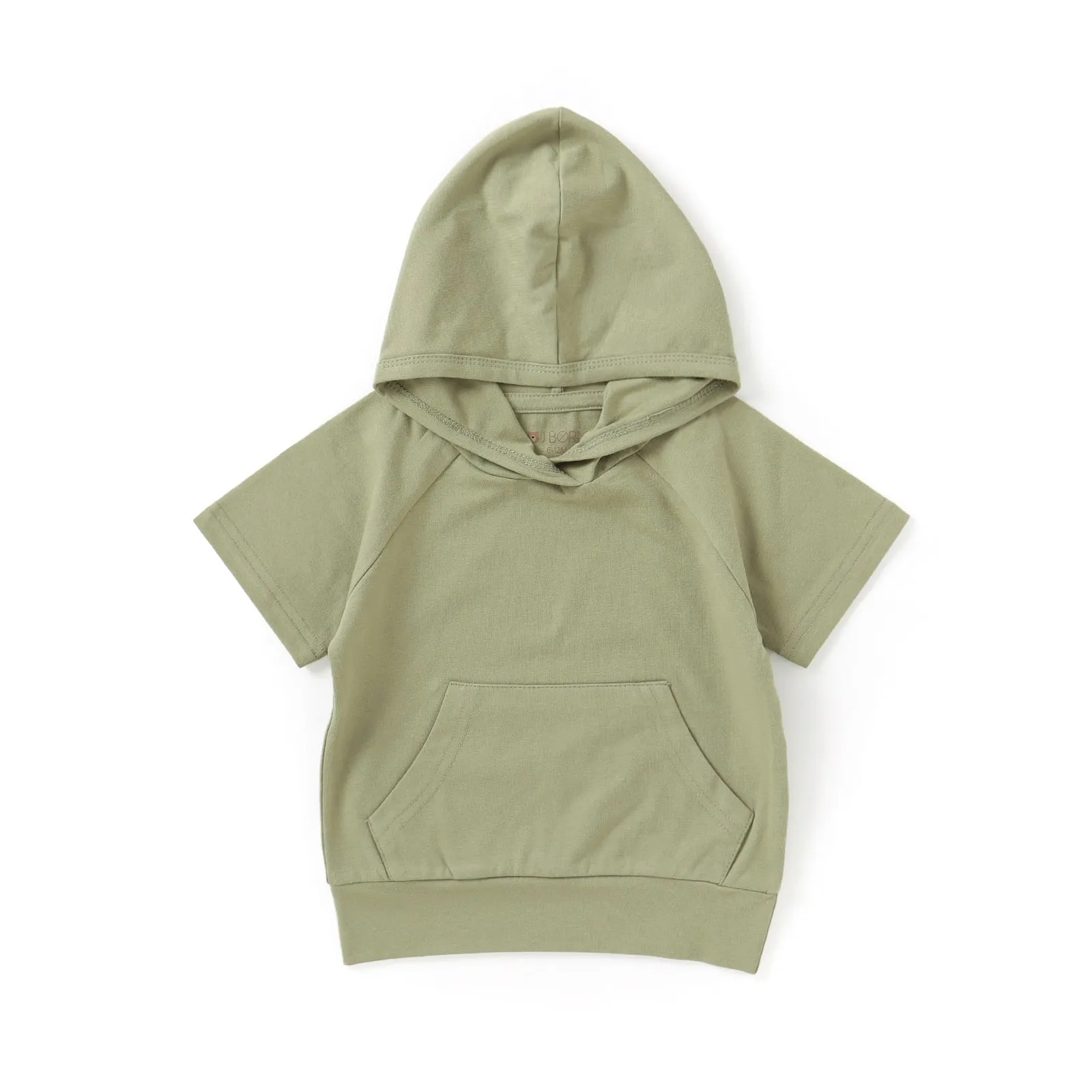 JBØRN Organic Cotton Short Sleeve Hooded Top