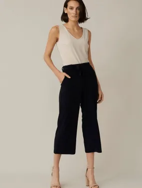 Joseph Ribkoff T Black Belted Culotte Trousers 221278 11