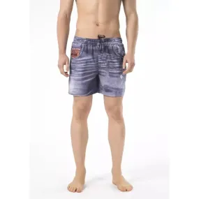 Just Cavalli Blue Polyester Men Swimwear