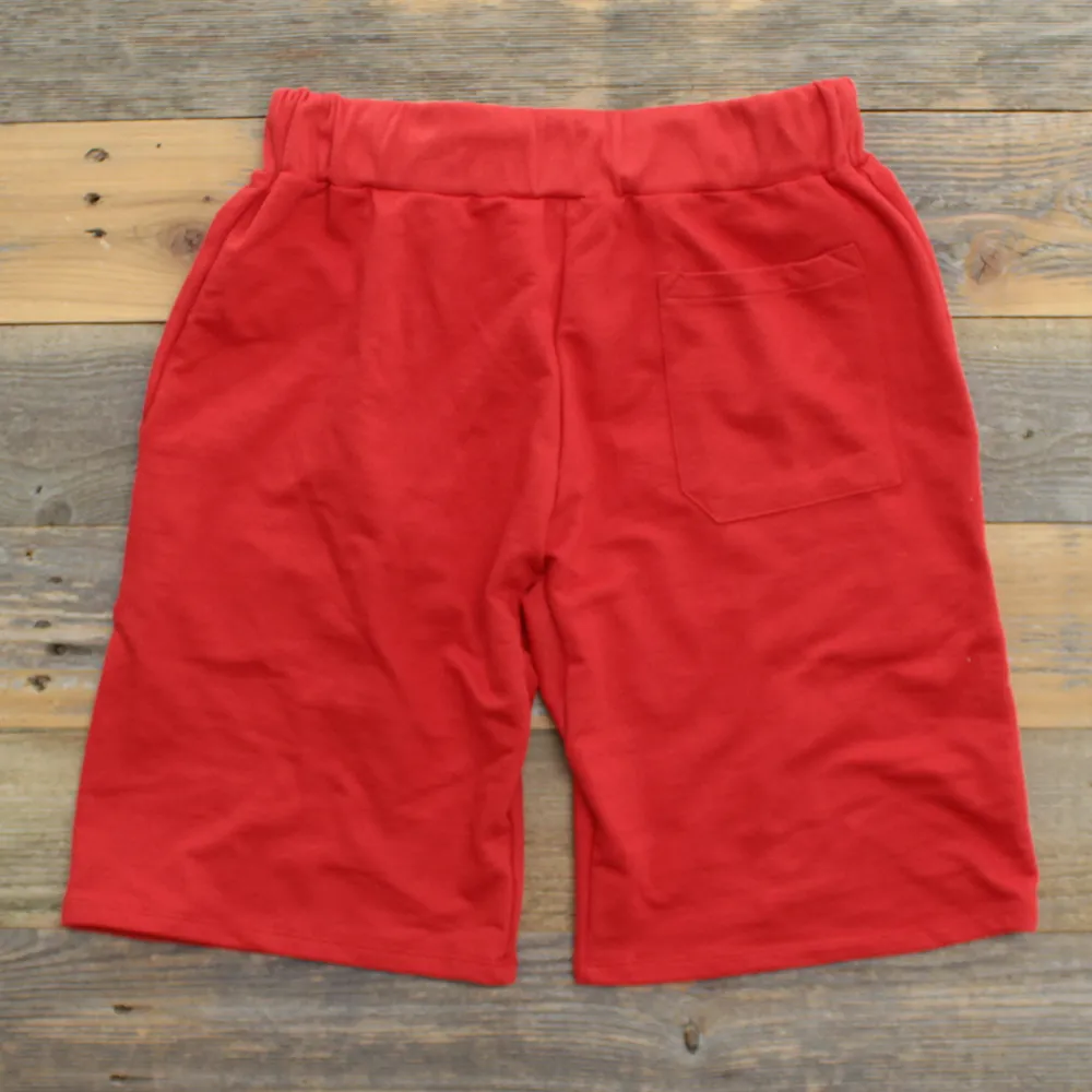 Keys French Terry Yard Shorts Fire Red