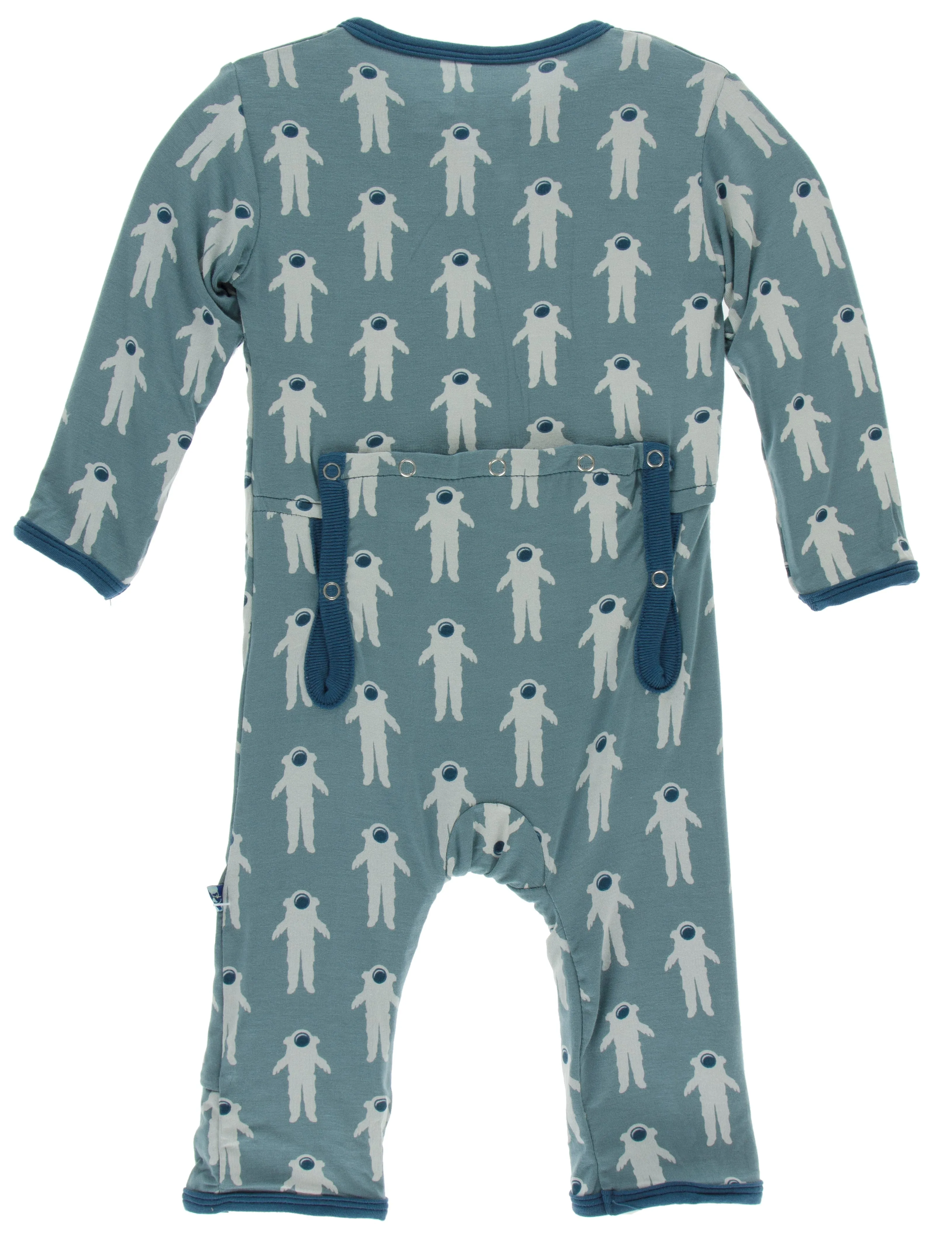 KicKee Pants Dusty Sky Astronaut Coverall with Zipper