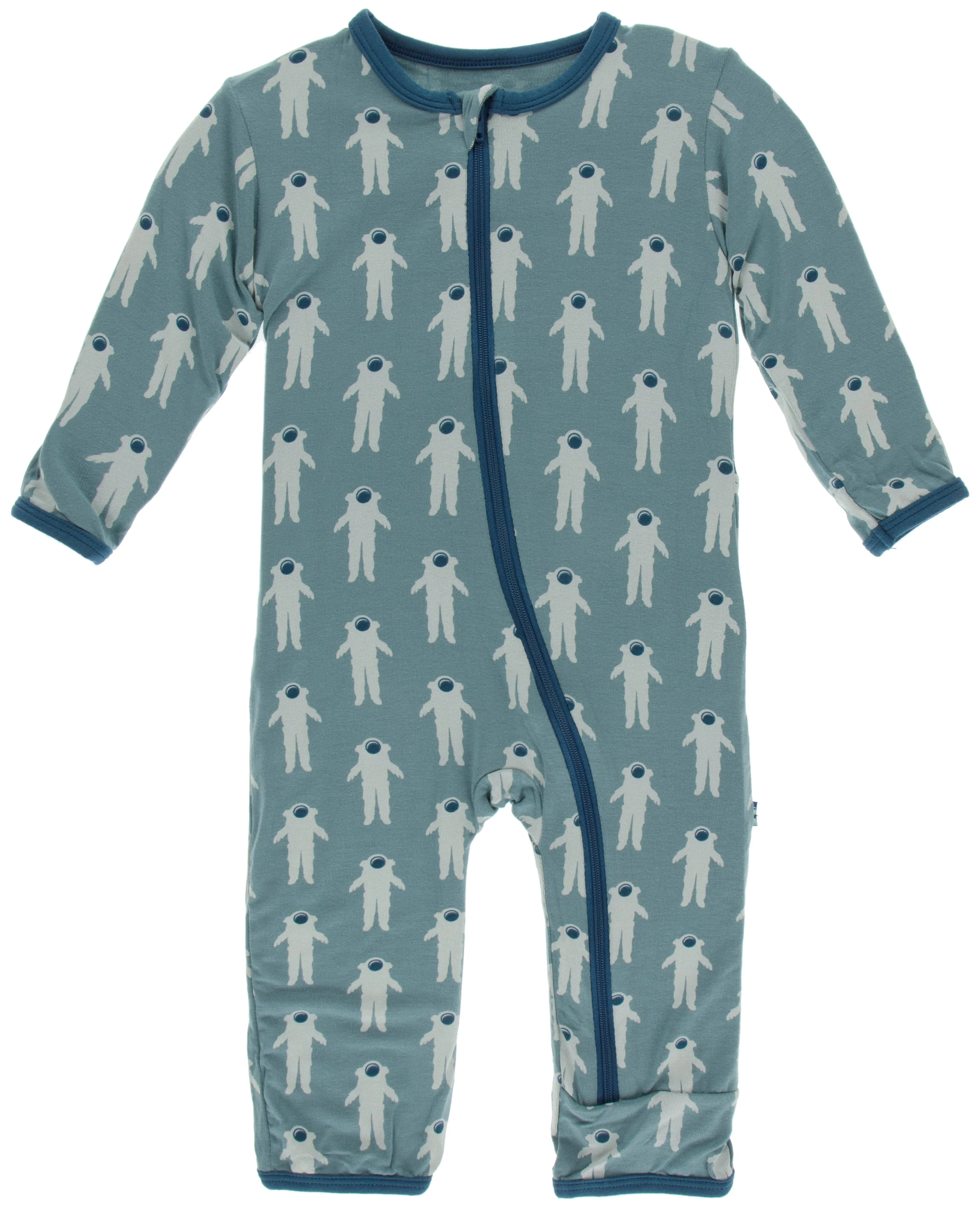 KicKee Pants Dusty Sky Astronaut Coverall with Zipper