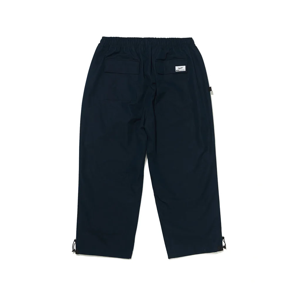 LOGO COTTON SUPER WIDE PANTS NAVY