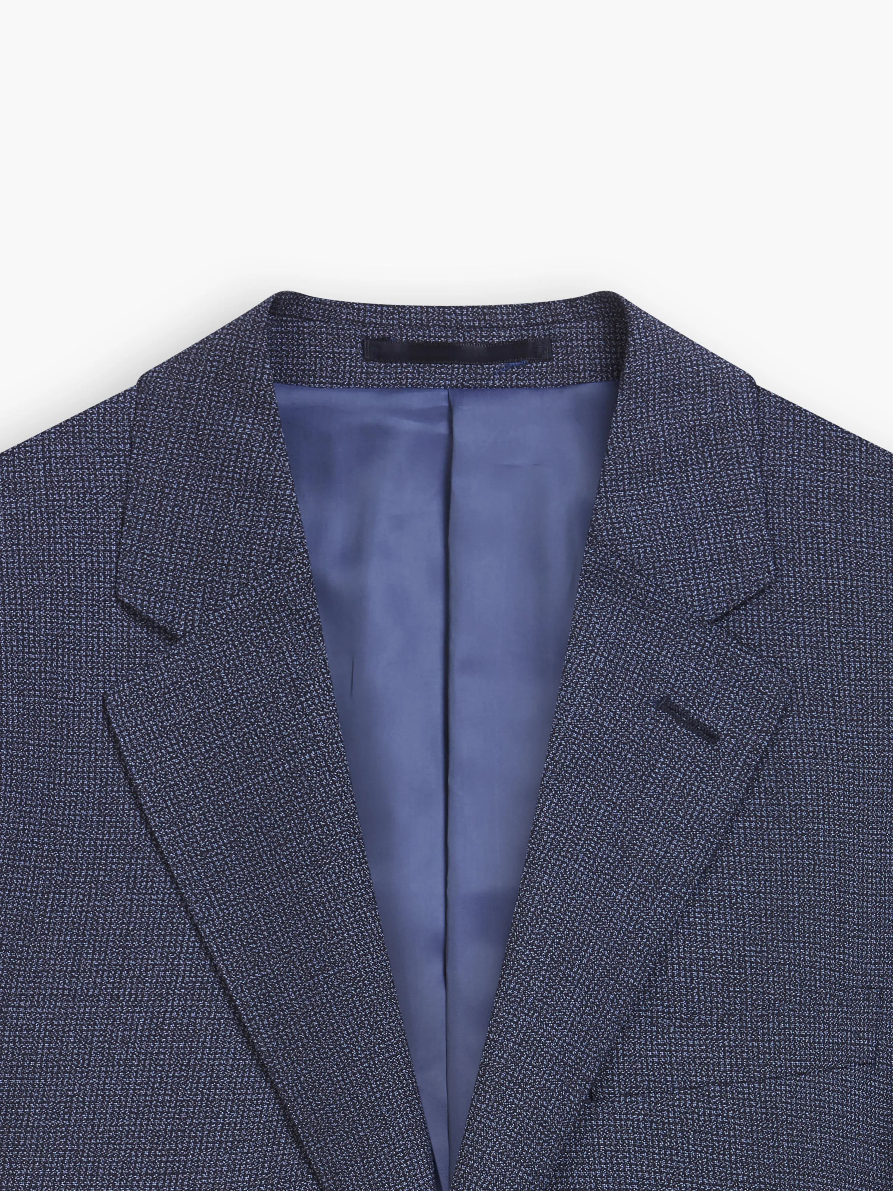 Lovell Infinity Slim Fit Blue Semi Plain Jacket