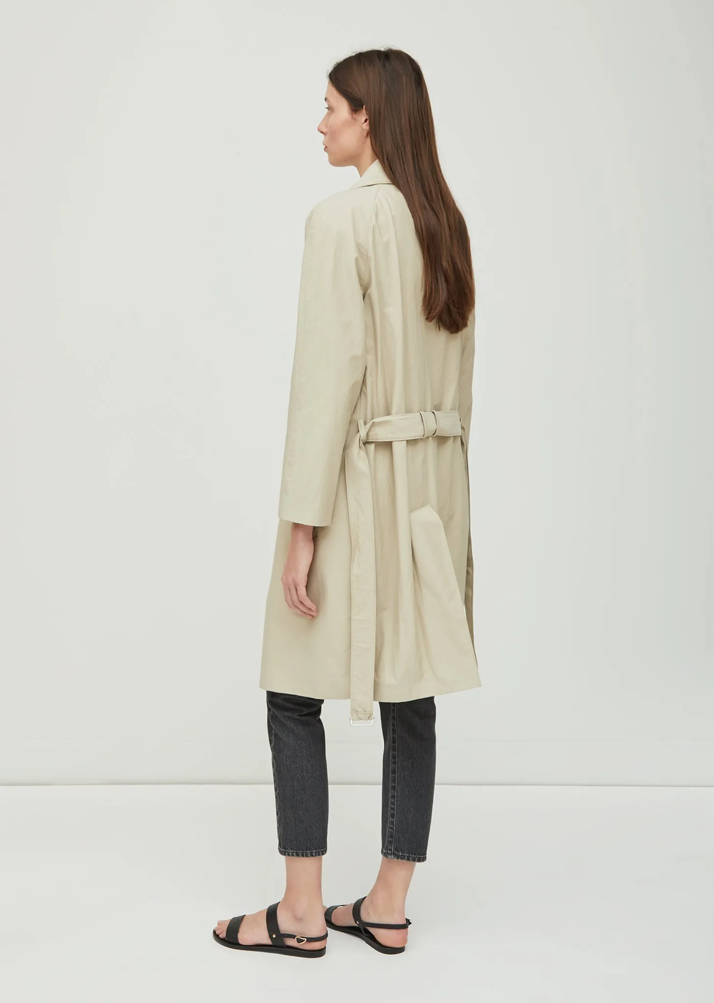 Lucile Cotton Nylon Trench Coat