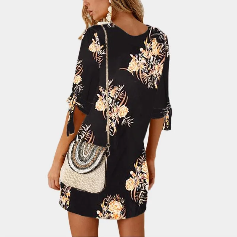 Marjorie - Floral Summer Tunic Dress