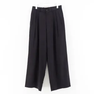 【MARKAWARE/マーカウェア】<br>TRIPLE PLEATED WIDE TROUSERS <br>A24C13PT02C