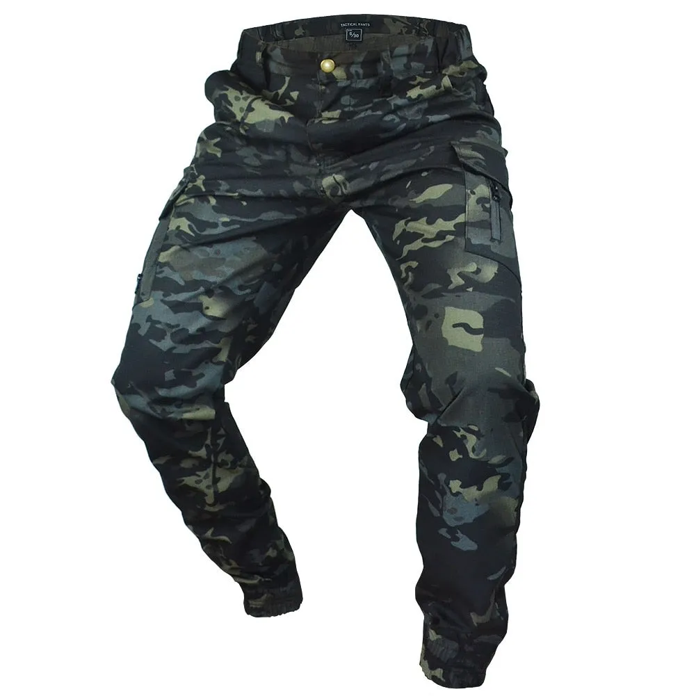 Mege Tactical Camouflage Joggers Outdoor Ripstop Cargo Pants Working Clothing Hiking Hunting Combat Trousers Men&#39;s Streetwear