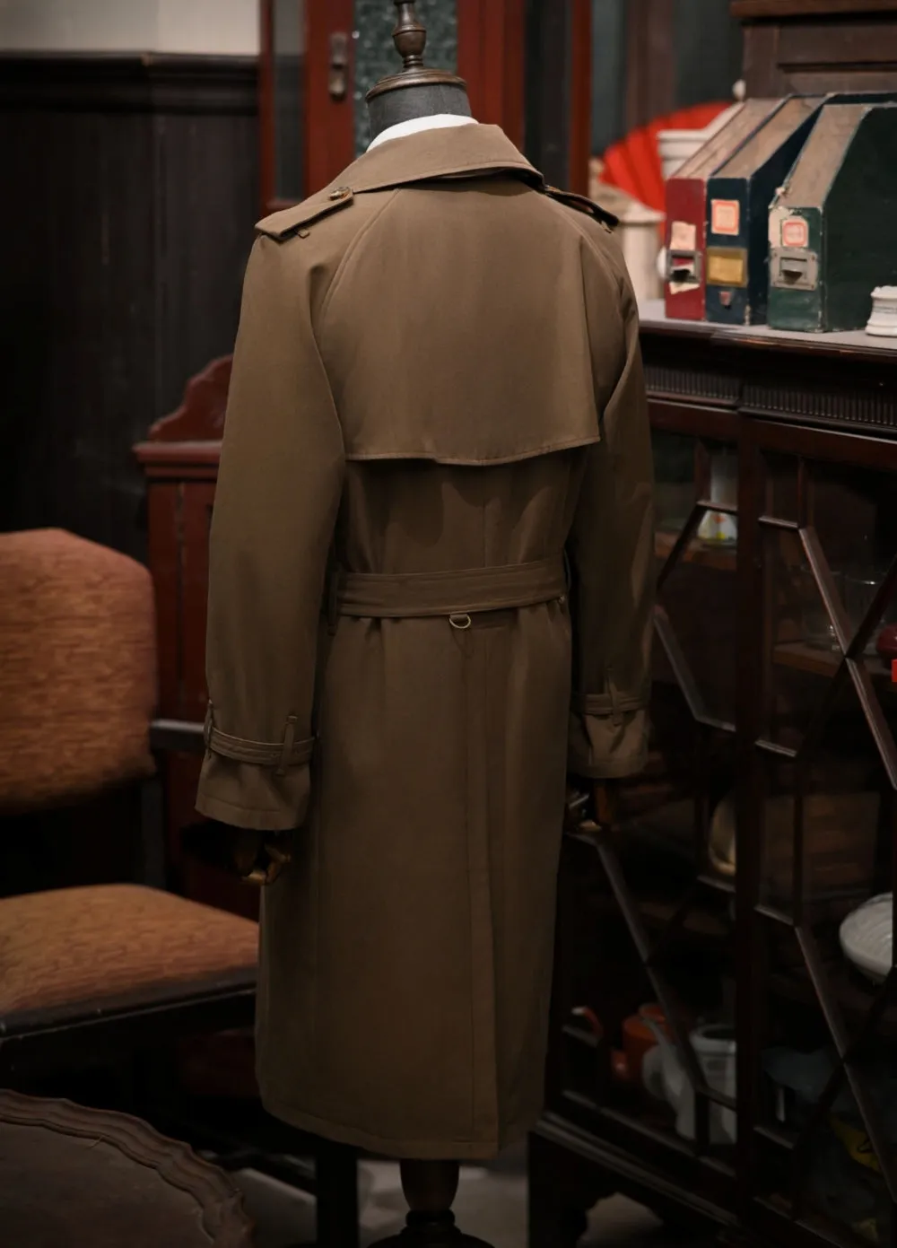 Men's Long Trench Coat