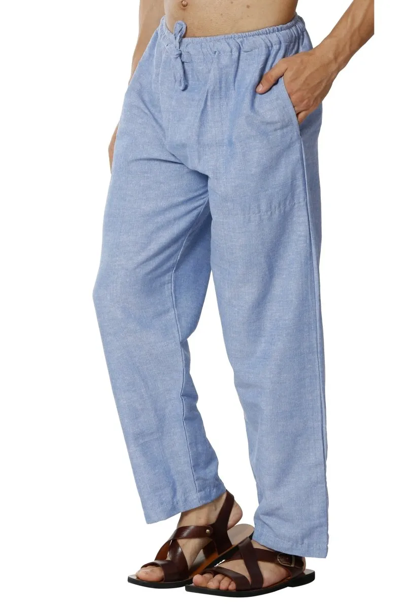 Men's Lounge Pants | Blue | Fits Waist Size 28" to 36"