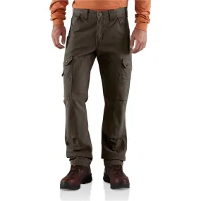 Men'S Ripstop Cargo Work Pants (Dark Brown)