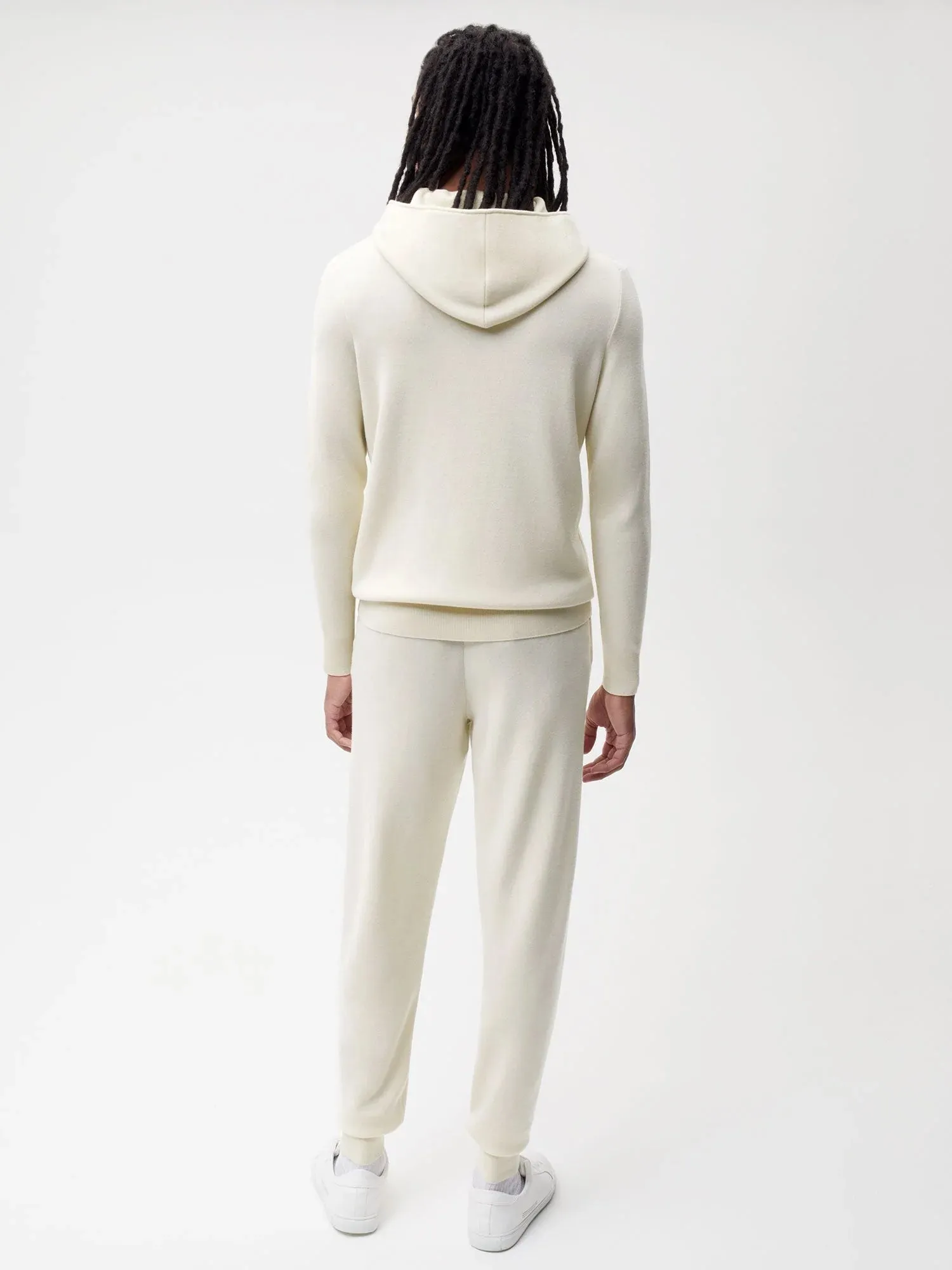 Merino Wool Track Pants—elderflower