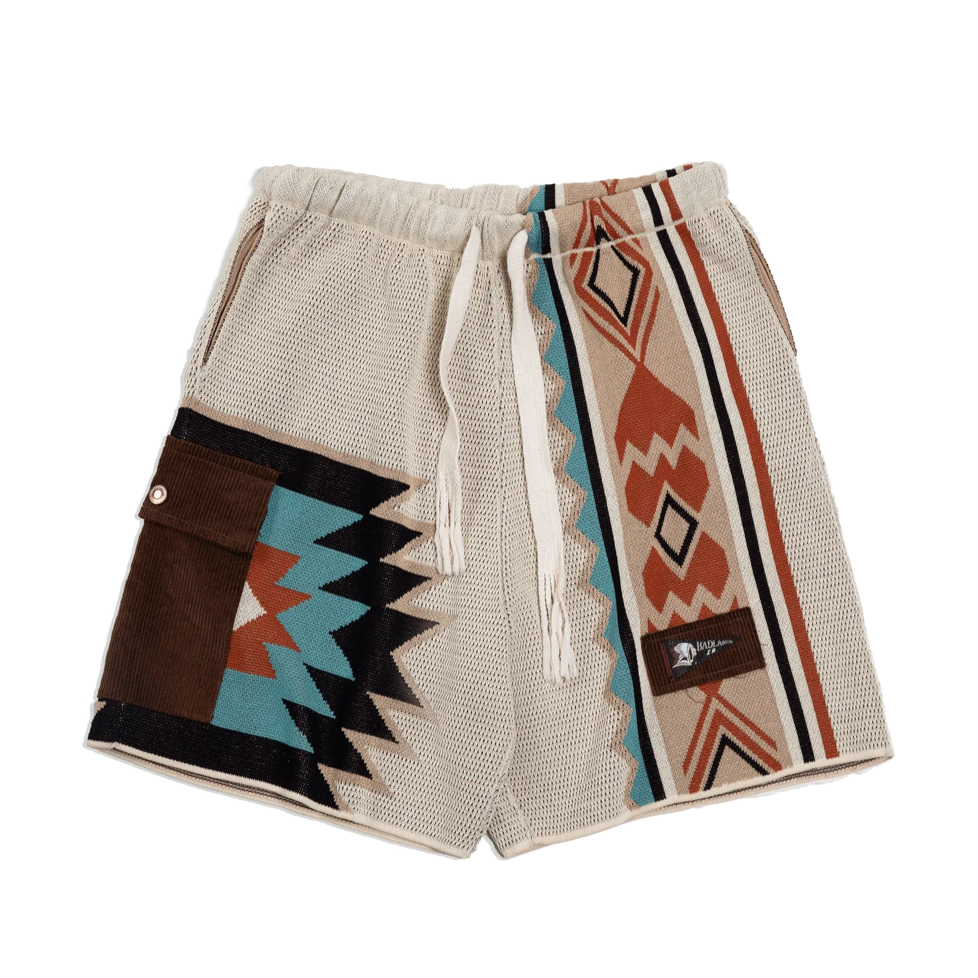 NEW Vintage Navajo Totem Knitted Shorts