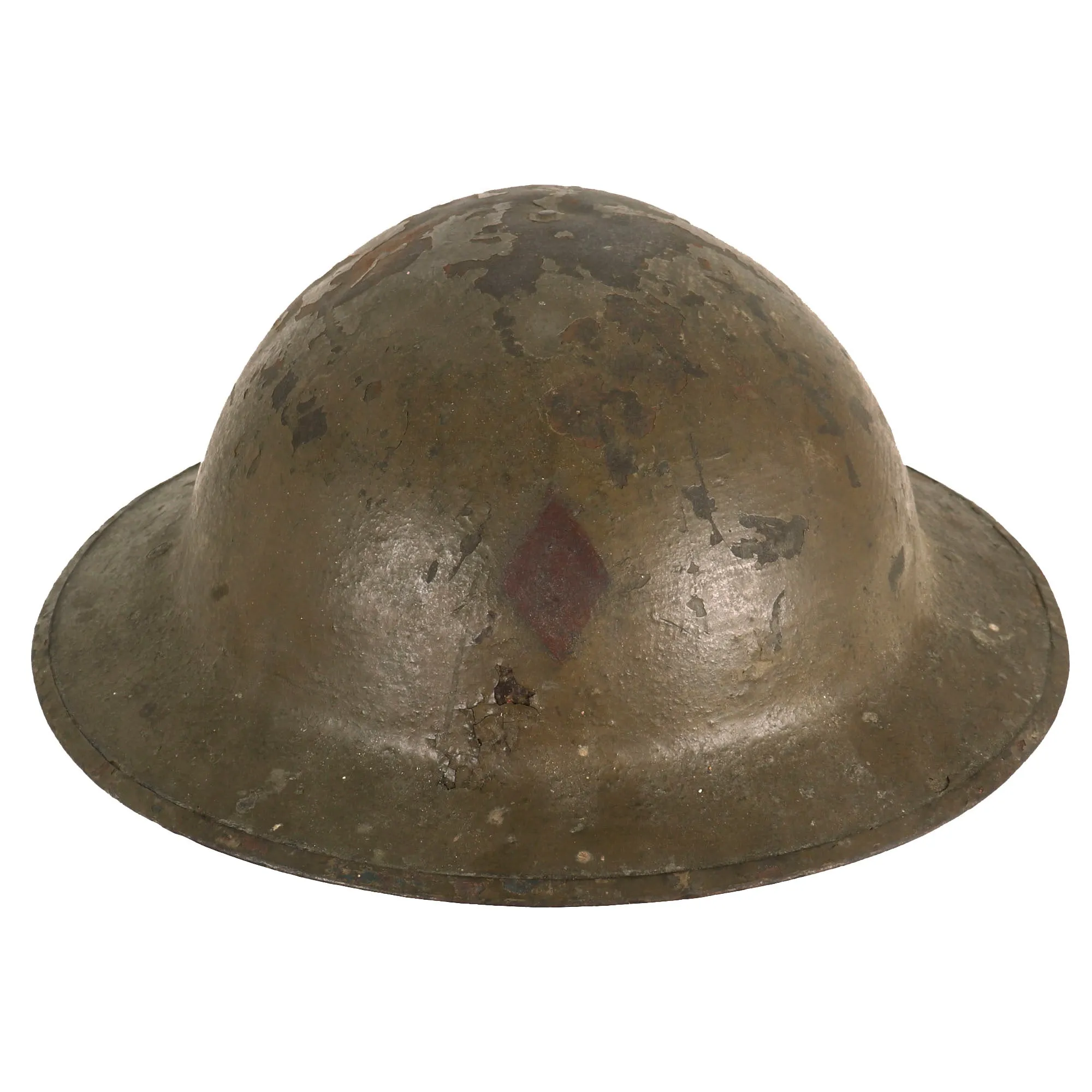 Original U.S. Identified WWI 5th Division Uniform Grouping - Painted Helmet -  Trench Watch - Pay Book