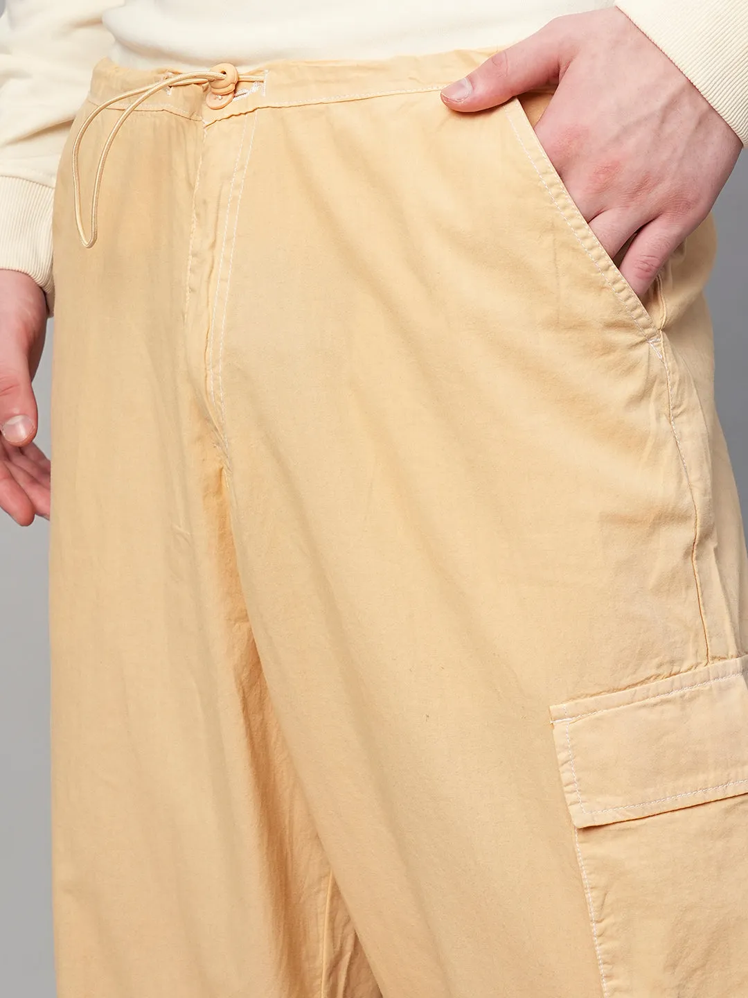 Parachute Pants For Men - Corn Silk