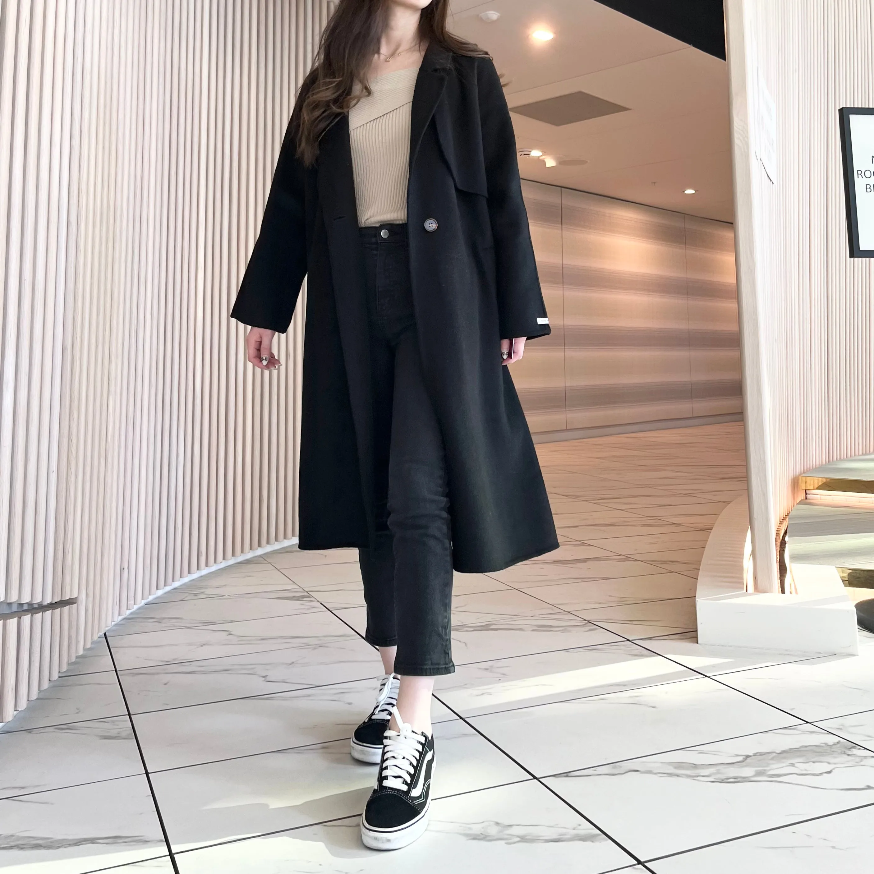 Parisian Handmade Wool Trench Coat - 100% Wool