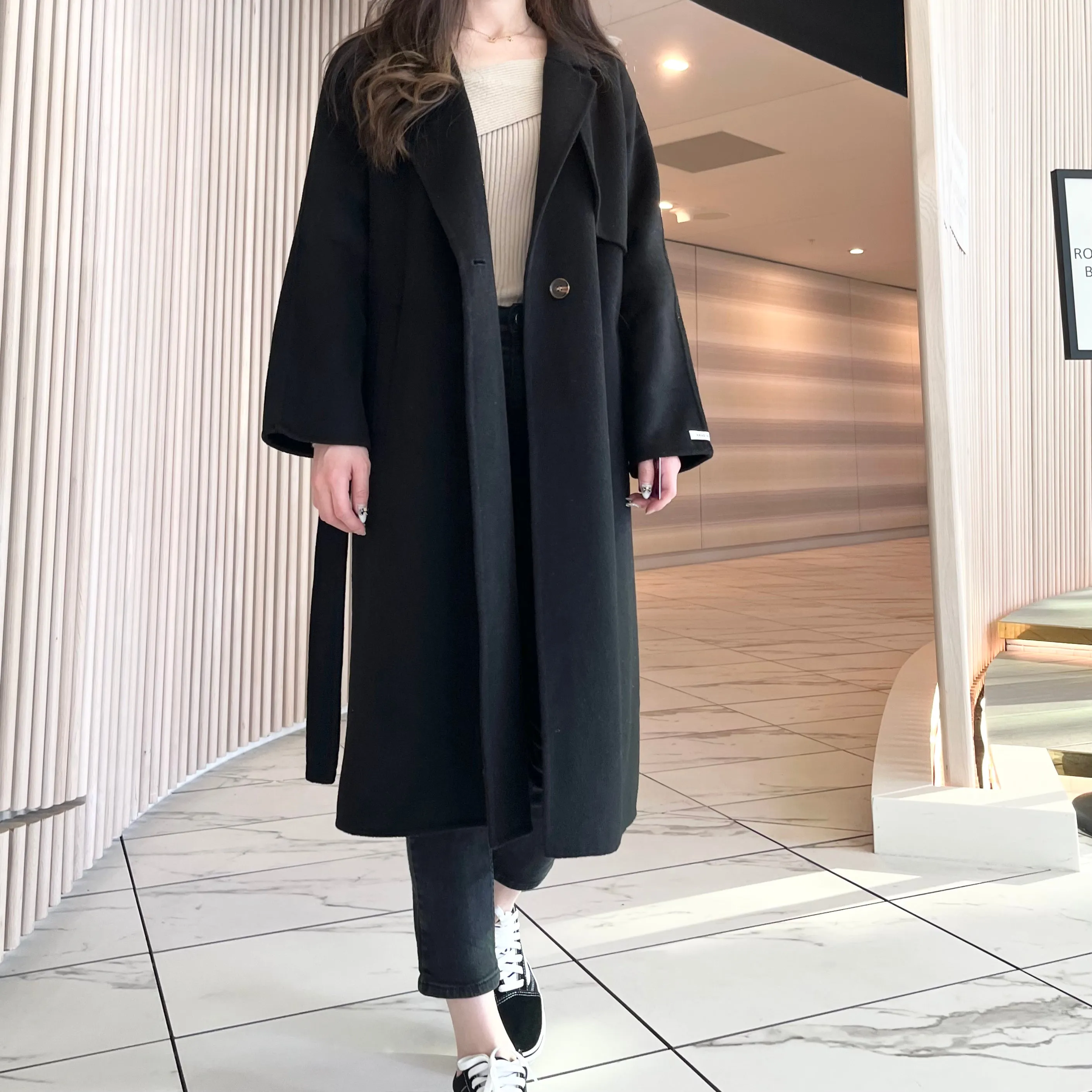 Parisian Handmade Wool Trench Coat - 100% Wool