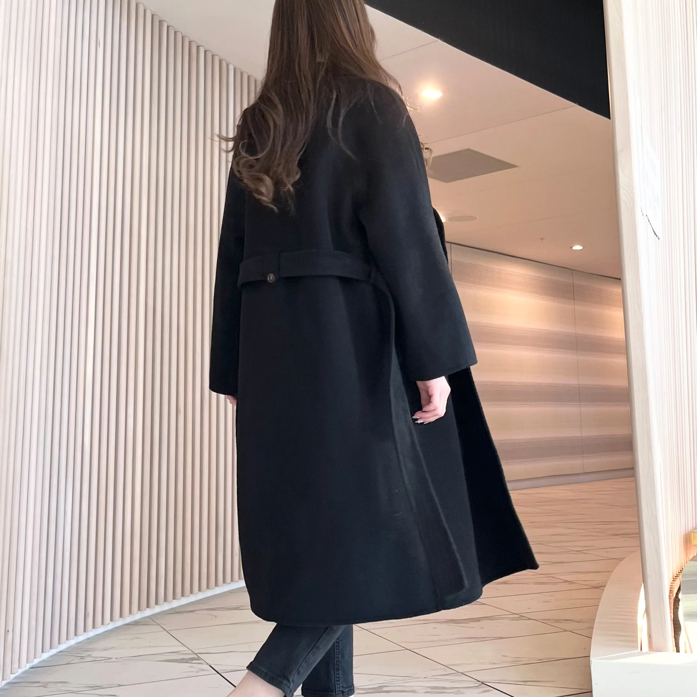 Parisian Handmade Wool Trench Coat - 100% Wool