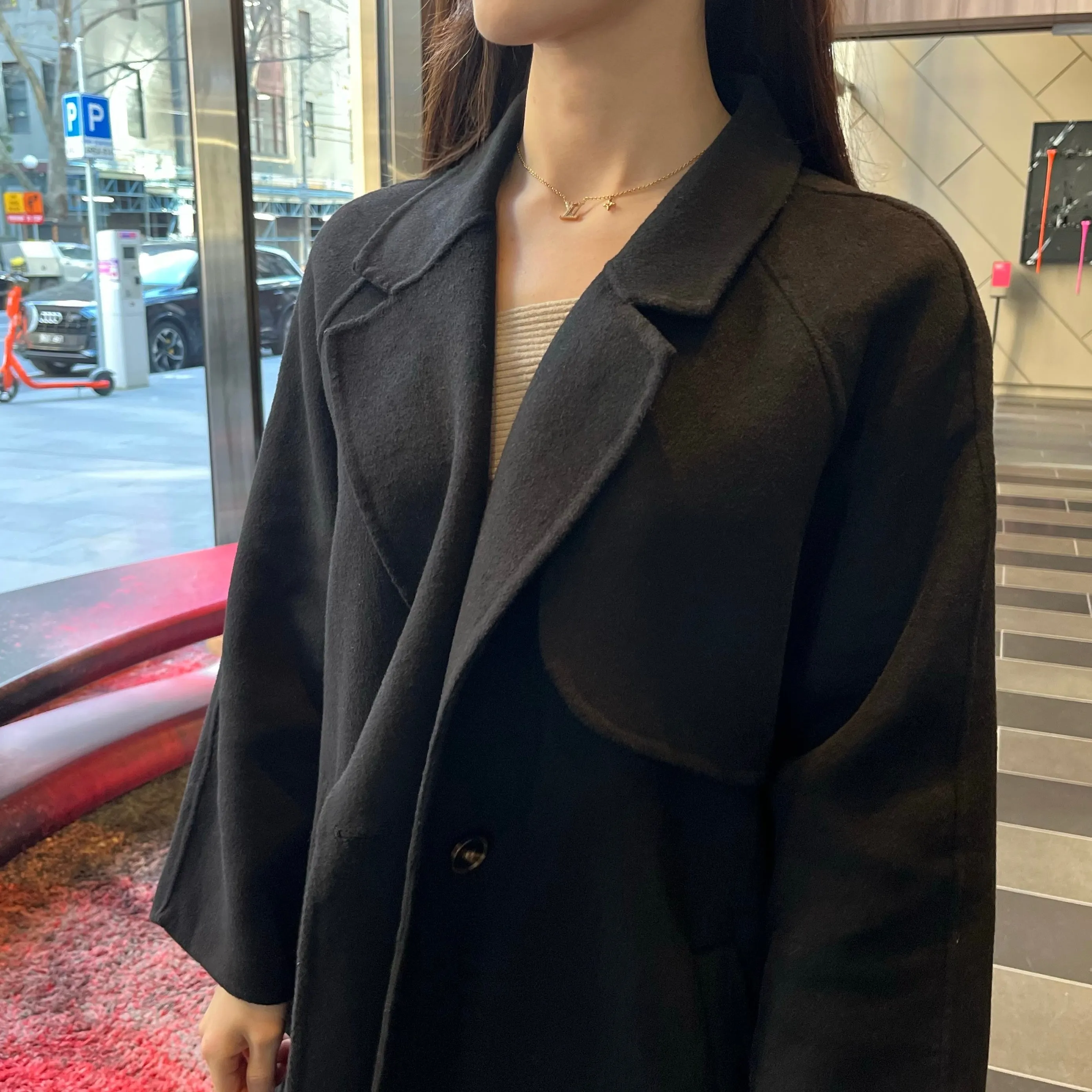 Parisian Handmade Wool Trench Coat - 100% Wool